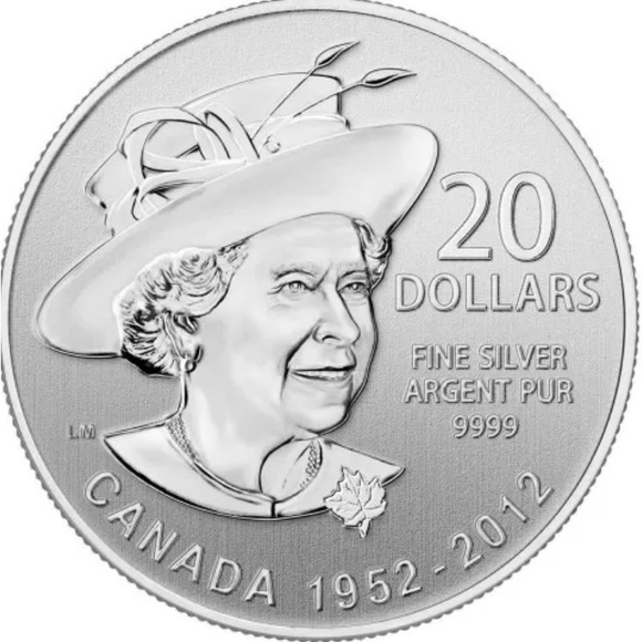 2012 Fine Silver Commemorative Coin Queen Elizabeth Il fine silver 99.99% pure. - Picture 1 of 4